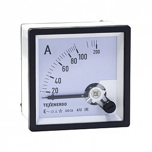 Фотография товара 'Texenergo Амперметр А72 ТЕ 100/5А - 1,5 А72-1005'