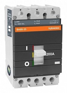 Фотография товара 'Texenergo Автоматический выключатель ВА88-35 200А 35кА SAV8835-0200'