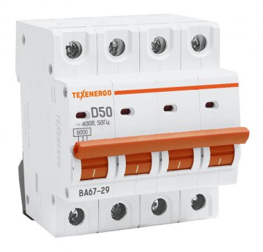 Фотография товара 'Texenergo TAM44D50 Автоматический выключатель'