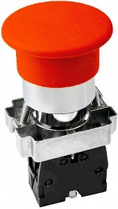 Фотография товара 'Texenergo Кнопочный выключатель LAY5-BС42 "Грибок" красный 1р MFK-BC1-04'