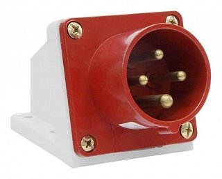 Фотография товара 'Texenergo Вилка 514 стац. 3Р+PE 16А 380В IP44 SE514-016Q'