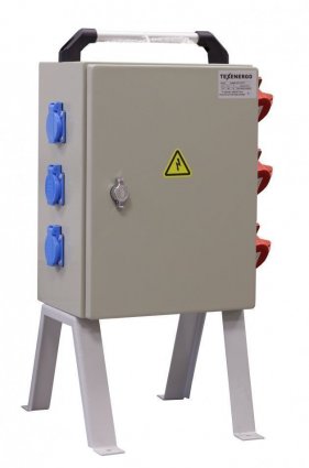 Фотография товара 'Texenergo Щит механизации ЩМ- РУСП- 50-2х1П-2х3П-IP54 (ВВ- 50А с 1 УЗО, 3 роз. 1Р+N+PE 16A, 2 роз. 3Р+N+PE 32А) SM-50-316-232'