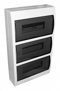 Фотография товара 'Texenergo Бокс ЩРН-П-36 навесной, прозр. черн.дверь IP40 BPN10-3-36'