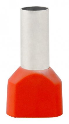 Фотография товара 'Texenergo NS2V100-14 Наконечник штыревой втулочный изолирован. двойной'