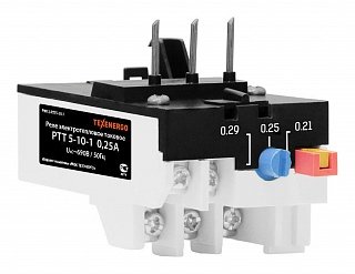 Фотография товара 'Texenergo Реле эл. тепловое токовое РТТ 5-10 -1 0,25А (0.21А-0.29А) PM12-RTT5-10.1'