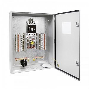 Фотография товара 'Texenergo Пункт распределительный ПР11 навесной (ввод 3ф 400А / отх. 3ф 100А - 6шт. модульные) IP54 00000308769'