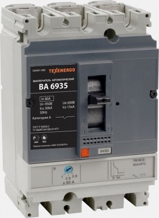 Фотография товара 'Texenergo SAV691-080 Выключатель автоматический'