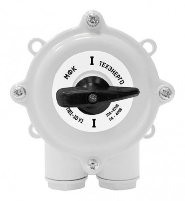 Фотография товара 'Texenergo PV1-010P Пакетный выключатель'