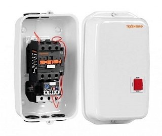 Фотография товара 'Texenergo Пускатель магнитный ПМ12-100210 380В У2 1з+1р Класс Б EURO PME12MT-138011'