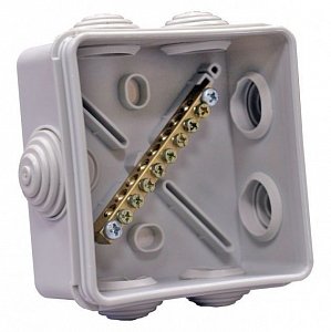 Фотография товара 'Texenergo Короб КУП 8 присоединений 80х80х50 IP54 SKUP-7-54'