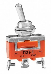 Фотография товара 'Texenergo Тумблер П2Т-1 15А 250В 3 контакта TS15-3'