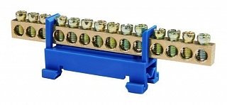 Фотография товара 'Texenergo Шина нулевая "N" 14 6х9 мм (с DIN-изолятором "Стойка") NN-69-14-S'