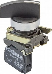 Фотография товара 'Texenergo Переключатель ВК21-ВJ41 1з (2 положения) с возвратом, удлиненная ручка 0-I S21-BJ41'