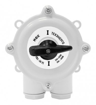 Фотография товара 'Texenergo PV3-16PL Пакетный выключатель'