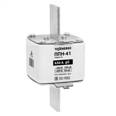 Фотография товара 'Texenergo PP50-630A Плавкая вставка'