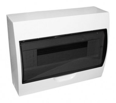 Фотография товара 'Texenergo BPN10-1-12 Бокс ЩРН-П-12 навесной, прозр. черн.дверь IP40'