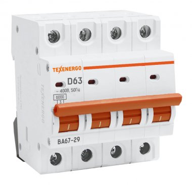 Фотография товара 'Texenergo TAM44D63 Автоматический выключатель'