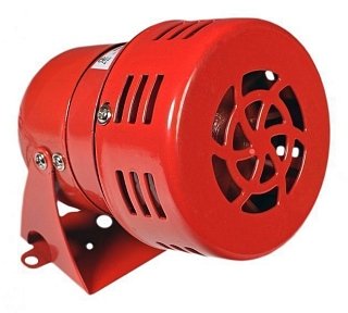 Фотография товара 'Texenergo Сирена СС-1К 220В, АС метал. корпус, цвет красный SCC1-220AC'