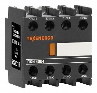 Фотография товара 'Texenergo Приставка контактная ПКИ-40 Класс Б 4НО+0НЗ PKI-40'