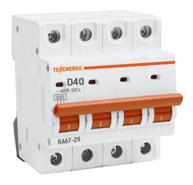 Фотография товара 'Texenergo TAM44D40 Автоматический выключатель'