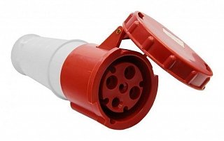 Фотография товара 'Texenergo Розетка 234 переносная 3Р+PE 63А 380B IP54 SE234-063Q'