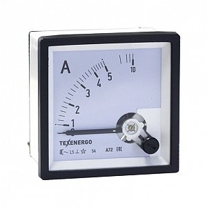 Фотография товара 'Texenergo Амперметр А72 ТЕ 5А - 1,5 А72-5'