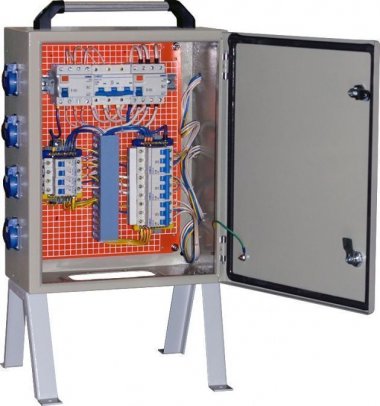Фотография товара 'Texenergo Щит механизации ЩМ- РУСП- 50-5х1П-3х3П-IP54 (ВВ- 50А с 1 УЗО, 5 роз. 1Р+N+РЕ 16А, 3 роз. 3Р+N+PE 32A) SM-50-516-332'