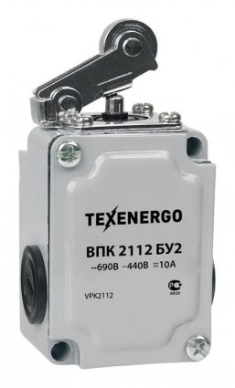 Фотография товара 'Texenergo VPK2112 Выключатель путевой концевой'
