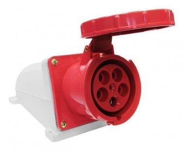 Фотография товара 'Texenergo SE145-125Q Розетка 145 стац. ОУ 3Р+PE+N 125А 380В IP54'