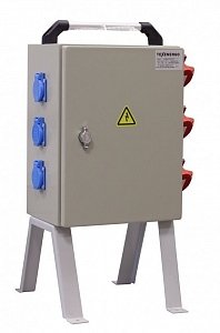 Фотография товара 'Texenergo Щит механизации ЩМ- РУСП- 63-3х1П-2х3П-IP54 (ВВ- 63А с 1 УЗО, 3 роз. 1Р+N+PE 16A, 2 роз. 3Р+N+PE 16A) SM-63-316-216'