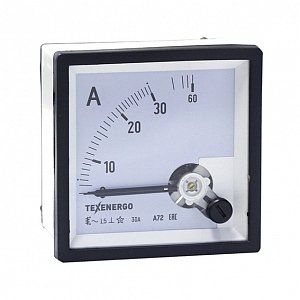 Фотография товара 'Texenergo Амперметр А72 ТЕ 30А - 1,5 А72-30'