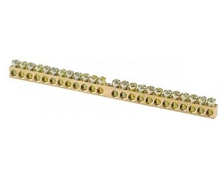 Фотография товара 'Texenergo Шина нулевая "N" открытая 24/1 сечение 6х9 мм NN1-69-24'