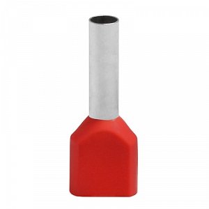 Фотография товара 'Texenergo Наконечники штыревые втулочные изолированные двойн НШВИ2_1,0-10 (100шт.уп) NS2V010-10'