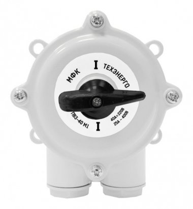 Фотография товара 'Texenergo PV3-040P-1 Пакетный выключатель'