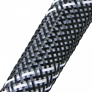 Фотография товара 'Texenergo Кабельная оплетка FRH-019 (19,0мм.) полиэстеровая черно-белая EKO-FRH-019'