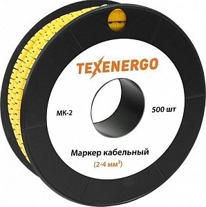 Фотография товара 'Texenergo Маркер МК2- 4 мм символ "0" 500шт/рол. CM2R0'