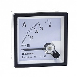 Фотография товара 'Texenergo Амперметр А72 ТЕ 40А - 1,5 А72-40'
