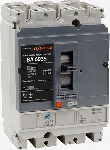 Фотография товара 'Texenergo Выключатель автоматический ВА 6935 100А с регулир. 0,8-1In SAV691-100'