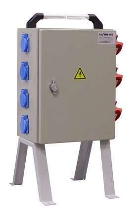 Фотография товара 'Texenergo Щит ЩМ- РУСП- 32-4х1П-3х3П- IP54 (ВВ- 32А с УЗО, 4роз. 1Р+N+РЕ 16А, 3роз. 3P+PE 32А) SM-32-316-332'