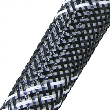 Фотография товара 'Texenergo EKO-FRH-008 Кабельная оплетка FRH-008 (8,0мм.) полиэстеровая черно-белая'