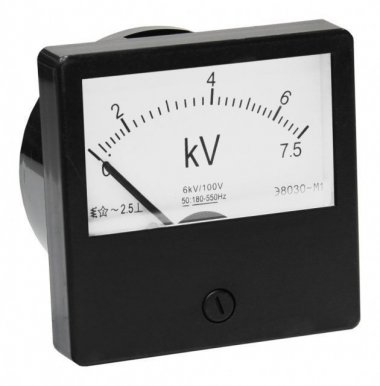 Фотография товара 'Texenergo PV837500 Вольтметр Э8030-М1 7.5 кВ (6000/100В)'