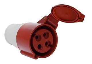 Фотография товара 'Texenergo Розетка 224 переносная 3Р+PE 32А 380B IP44 SE224-032Q'