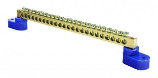 Фотография товара 'Texenergo Шина нулевая "N" 24 6х9 мм (с двумя угловыми изоляторами) NN2-69-24-Y2'