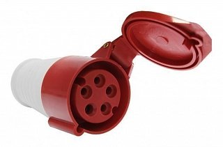 Фотография товара 'Texenergo Розетка 215 переносная 3Р+PE+N 16А 380B IP44 SE215-016Q'