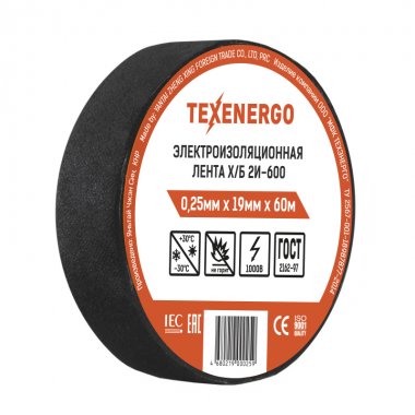Фотография товара 'Texenergo T2I-600 Изолента Х/Б'