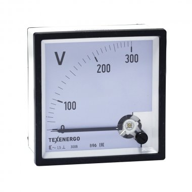 Фотография товара 'Texenergo В96 300-1,5 Вольтметр В96 300В-1,5'
