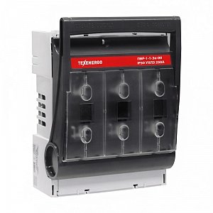 Фотография товара 'Texenergo Предохранитель-выключатель-разъединитель ПВР- 2-1-3п-00 IP30 УХЛ3 400А new PVRBL-2-1-3-400'