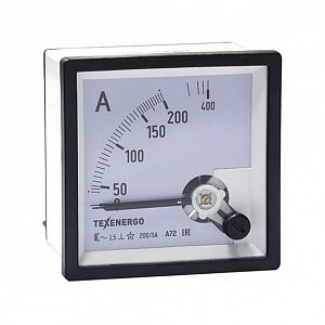 Фотография товара 'Texenergo Амперметр А72 ТЕ 200/5А - 1,5 А72-2005'