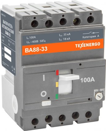 Фотография товара 'Texenergo SAV8833-0100 Автоматический выключатель'