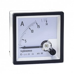 Фотография товара 'Texenergo Амперметр А72 ТЕ 15А - 1,5 А72-15'